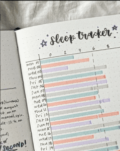 Sleep tracking with Bullet journaling